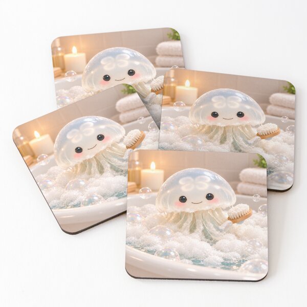 Item preview, Dreamy Moon Jellyfish Bubble Bath designed and sold by Sillytoe.