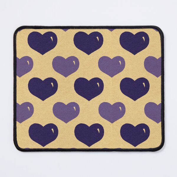 Item preview, Retro Navy Lilac Valentines Day Romantic Hearts designed and sold by Chatula Print Studio.