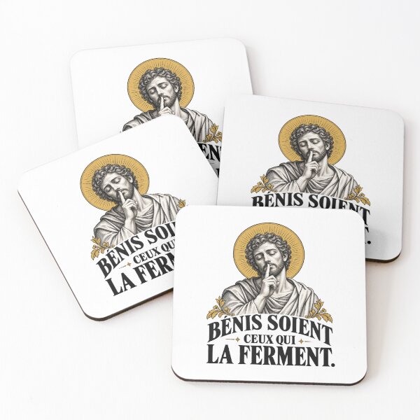 Item preview, Blessed are those who keep quiet. designed and sold by Lazenco.