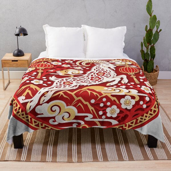 Item preview, Year of the Goat Red Paper Cut Lunar New Year designed and sold by codex401.