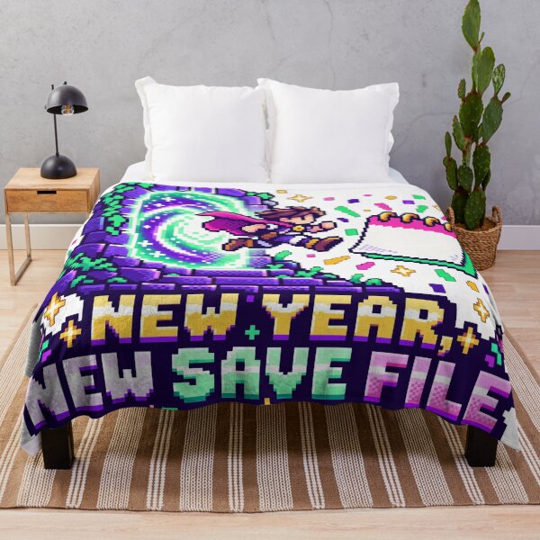 Item preview, New Year New Save File Pixel Art Gamer designed and sold by codex401.