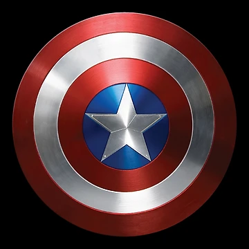 Artwork thumbnail, Captain America Shield design by Mad Apparel