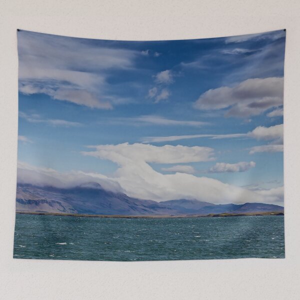 Item preview, Scenic Photography Sky Meets Glacier Iceland designed and sold by Camera In Hand by Joel.