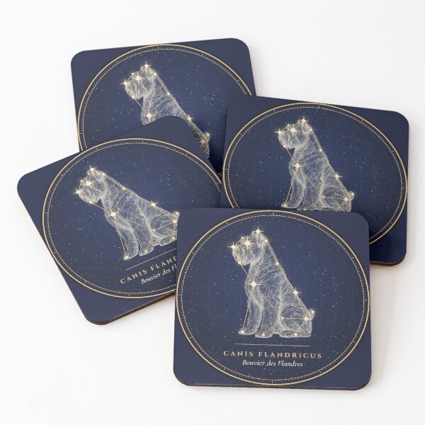 Item preview, Bouvier des Flandres Constellation – Celestial Dog Art designed and sold by Celestial Atlas of Dogs.