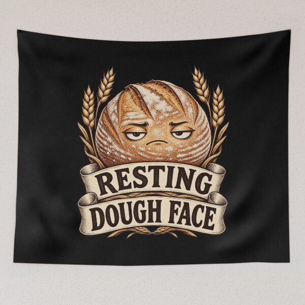 Item preview, Baking - Resting Dough Face designed and sold by Good Mood Foundry.