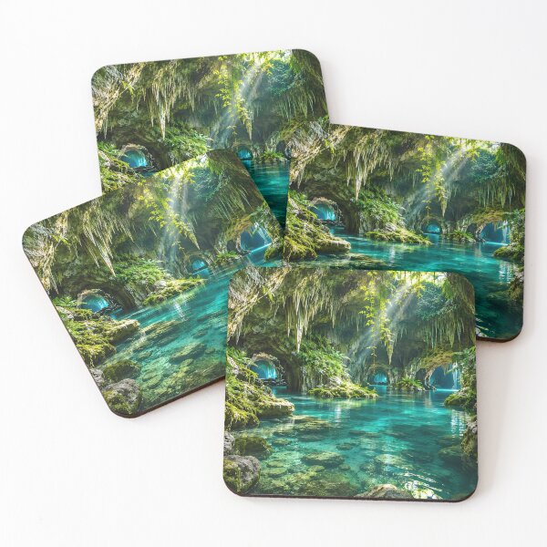 Item preview, Gorgeous tropical cave with grottoes  designed and sold by IRON SIREN.