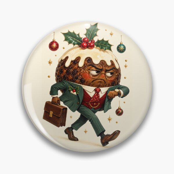 Item preview, Grumpy Christmas Pudding – Holiday Office Mood designed and sold by MetaModel Editions.