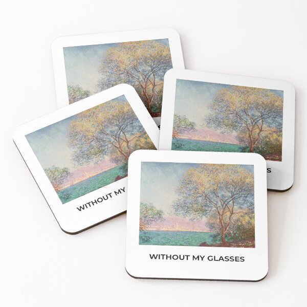 Item preview, Antibes in the Morning by Claude Monet - Without My Glasses Funny Art designed and sold by lijoy.