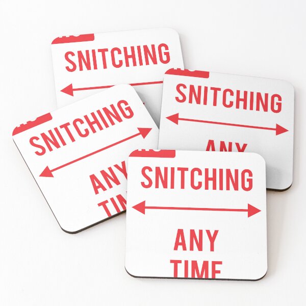 Item preview, No Snitching Street Sign designed and sold by TallMike83.