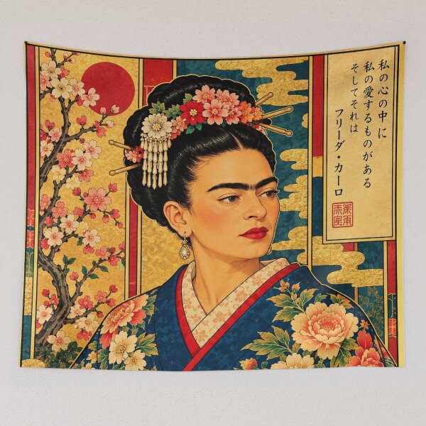 Item preview, Asian-Style Frida designed and sold by FabFunFridaForever!.