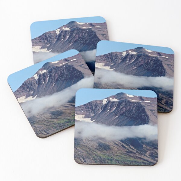 Item preview, Minimalist Coastal Photography Iceland Valley Fog designed and sold by Camera In Hand by Joel.