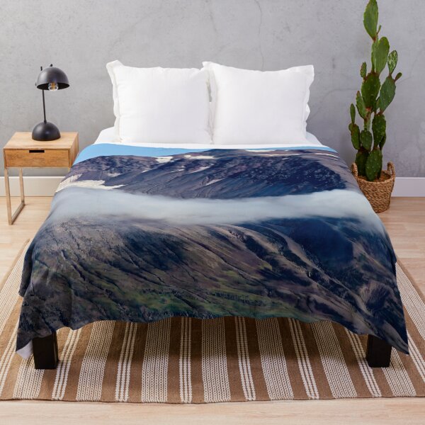 Item preview, Minimalist Coastal Photography Iceland Valley Fog designed and sold by Camera In Hand by Joel.