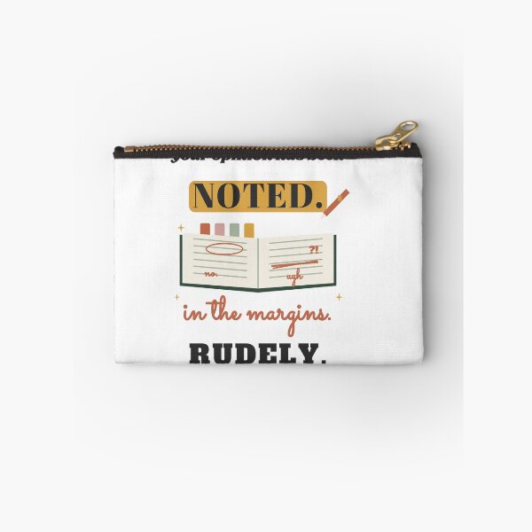 Item preview, Annotating Books, Your Opinion Noted in the Margins Rudely designed and sold by Cozy Pages Studio.