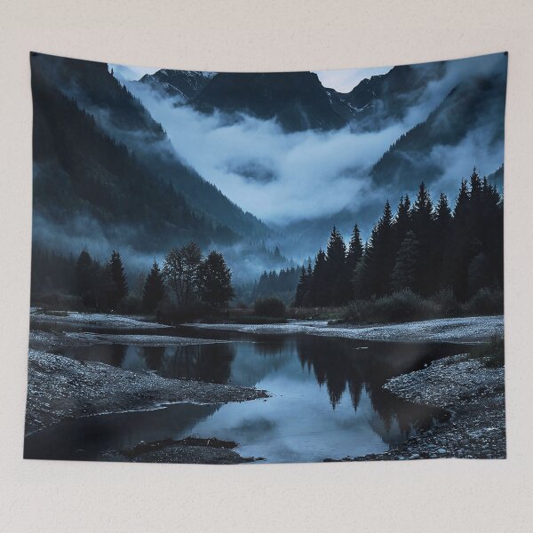 Item preview, Misty Mountain Reflection designed and sold by Exodoi.