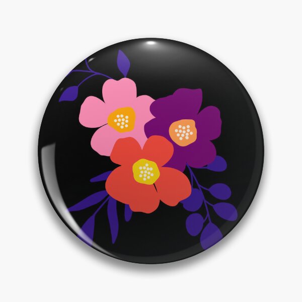Item preview, Trio off flower heads designed and sold by Natty Moo Design.