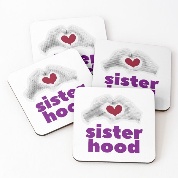 Item preview, Sisterhood Halftone Hands Heart Collage in Purple designed and sold by Fani*.