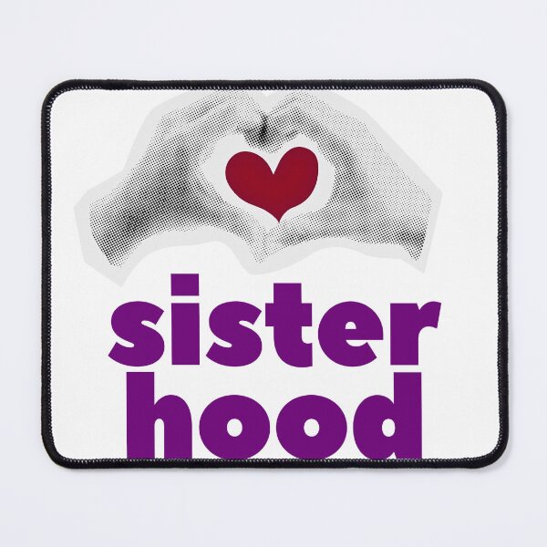 Item preview, Sisterhood Halftone Hands Heart Collage in Purple designed and sold by Fani*.