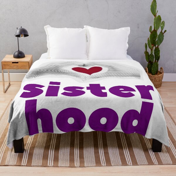 Item preview, Sisterhood Halftone Hands Heart Collage in Purple designed and sold by Fani*.