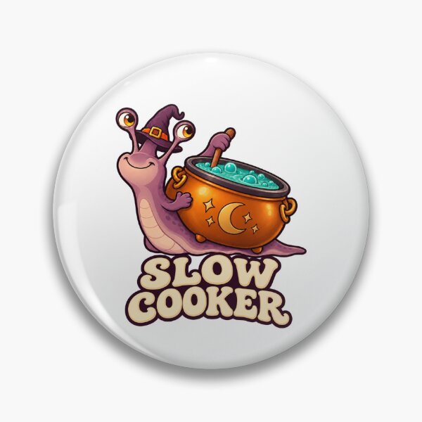 Item preview, Slow Cooker - Witch Snail with Cauldron designed and sold by angnar97.
