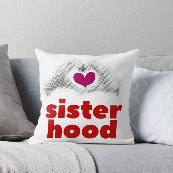 Item preview, Sisterhood Halftone Hands Heart Collage in Red designed and sold by Fani*.