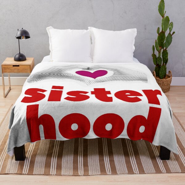 Item preview, Sisterhood Halftone Hands Heart Collage in Red designed and sold by Fani*.