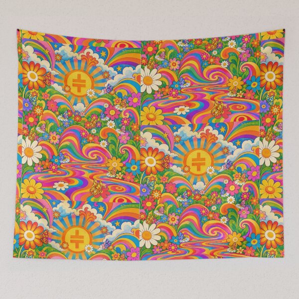 Item preview, Psychedelic Sunny Dream designed and sold by FanGirl Design By The Mad Thatter.