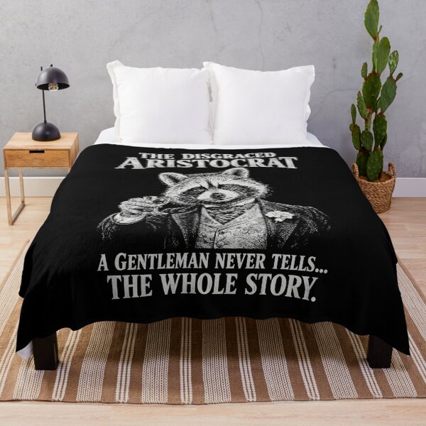 Item preview, The Disgraced Aristocrat - Vintage Raccoon Gentleman Humour designed and sold by JPees.