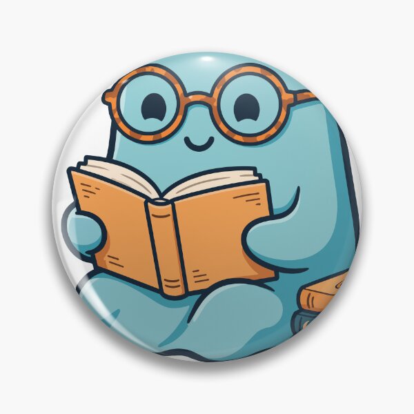 Item preview, Just One More Chapter - Cute Ghost with Glasses Reading a Book designed and sold by Vexelcor.