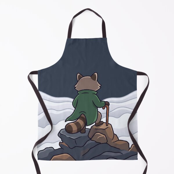 Item preview, Raccoon Wanderer Above Sea of Fog designed and sold by Rariks.
