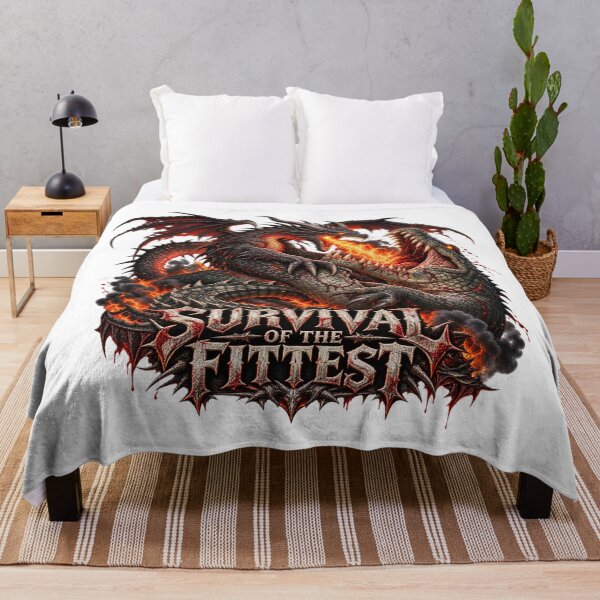 Item preview, Dragon vs Crocodile – Survival of the Fittest designed and sold by Atlant11.