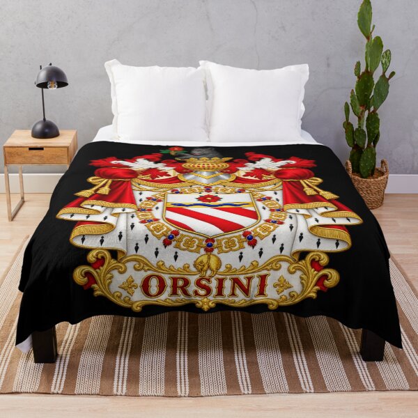 Item preview, Orsini Family Coat of Arms – Ornate Bear and Rose Heraldic Crest Embroidery designed and sold by Emoji Emblems.