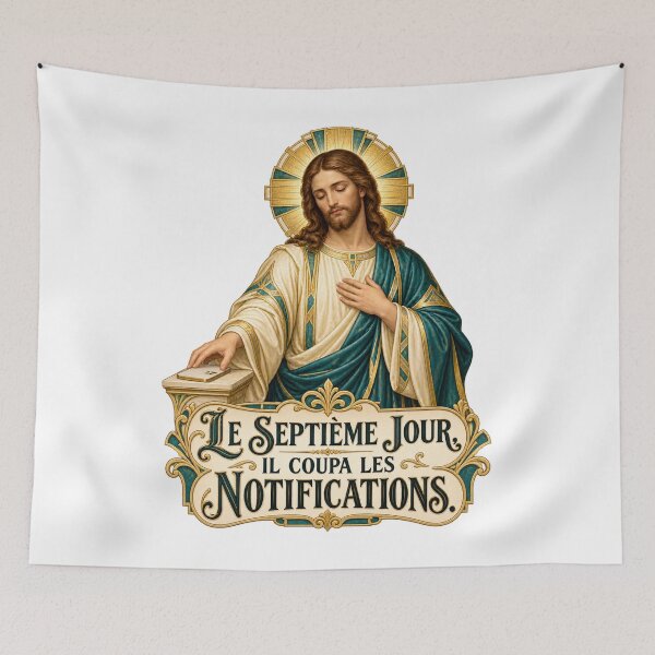 Item preview, The seventh day without notifications designed and sold by Lazenco.