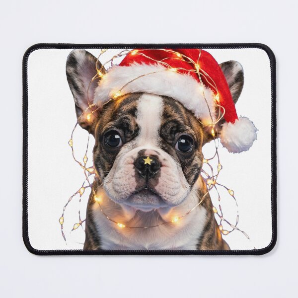 Item preview, French Bulldog Christmas Lights - Santa Frenchie Star Nose designed and sold by PrettyCrypt.