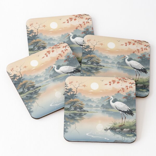 Item preview, Still Waters – A Bird at Sunset designed and sold by tambanow.