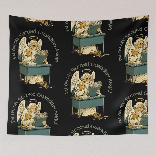 Item preview, I’m on My Second Guardian Angel designed and sold by tellia-kallisto.