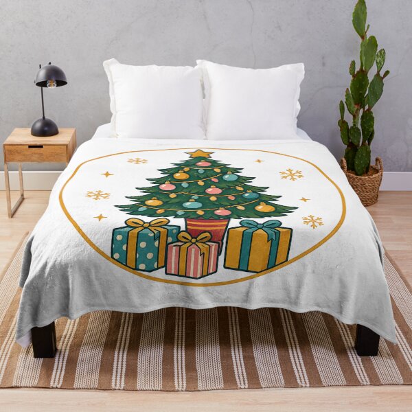 Item preview, Vintage Christmas Tree Ornaments and Wrapped Gifts designed and sold by Mega-Shopping.