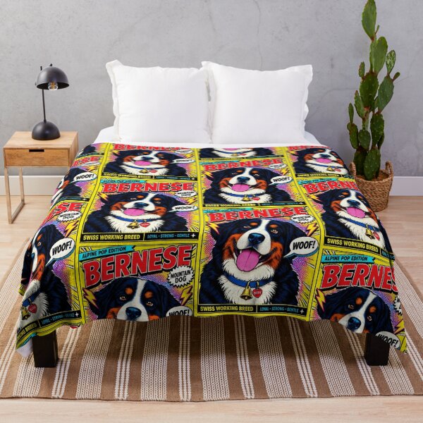 Item preview, Swiss Working Breed – Bernese Mountain Dog Pop Art designed and sold by TheresaNicole.