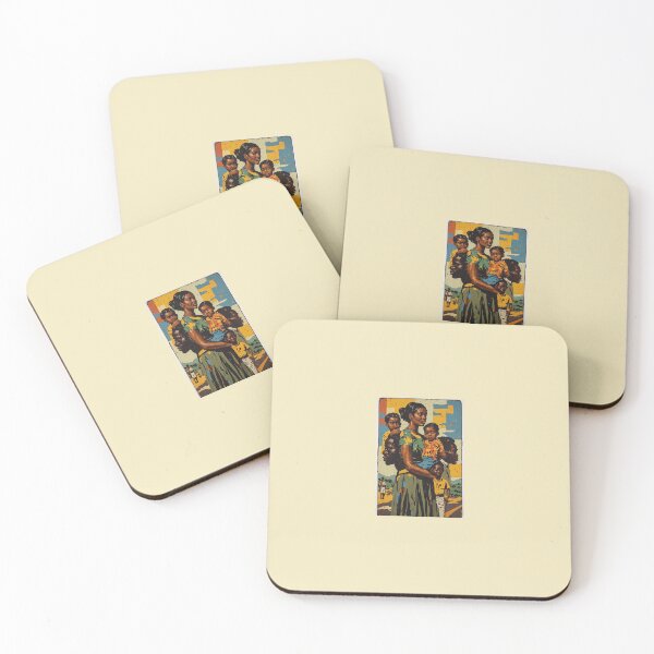 Item preview, ​African Family Resilience Fine Art Portrait designed and sold by BoldWearArt.