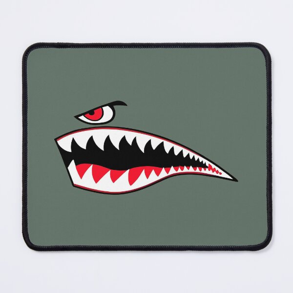 Item preview, Flying tiger shark face LEFT designed and sold by GentryRacing.