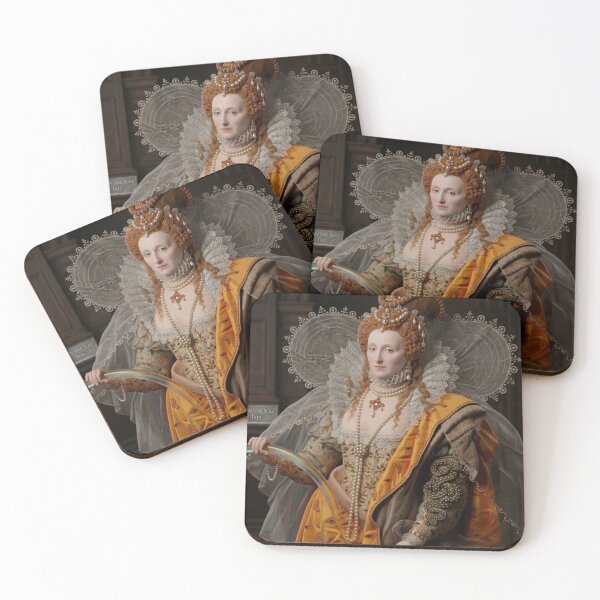 Item preview, Portrait of Queen Elizabeth I of England 3D rendered re-imagining designed and sold by Vintage Designs +.