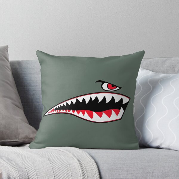 Item preview, Flying tiger shark face RIGHT designed and sold by GentryRacing.