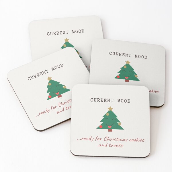 Item preview, Current Mood Ready For Christmas Cookies And Treats Cute Funny Christmas Tree Design designed and sold by OlhaTironArt.
