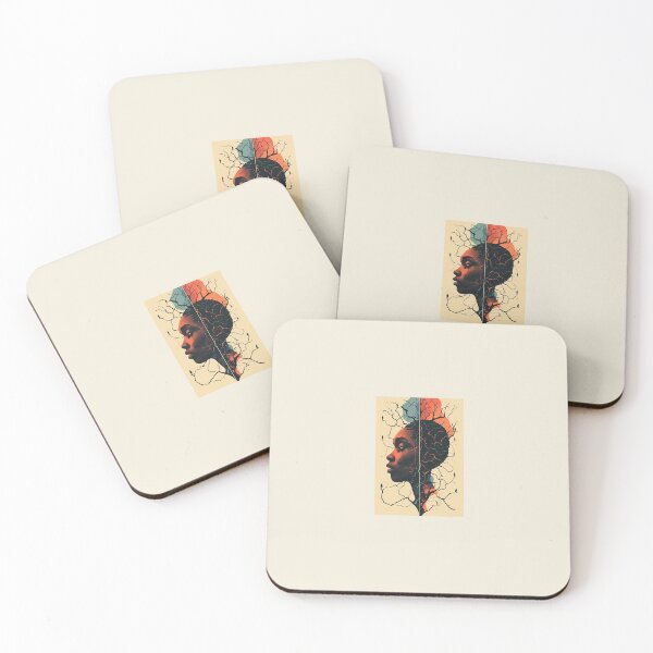 Item preview, ​Surreal Split Profile Mind and Memory Art designed and sold by BoldWearArt.