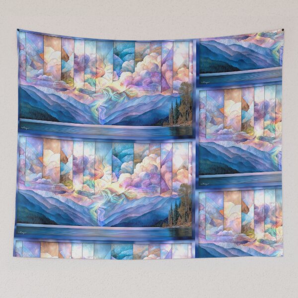 Item preview, Dance of Daytide Abstract Landscape designed and sold by Dream Mythos Studios.