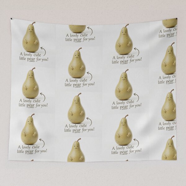 Item preview, A lovely cute little pear for you designed and sold by Vintage Designs +.