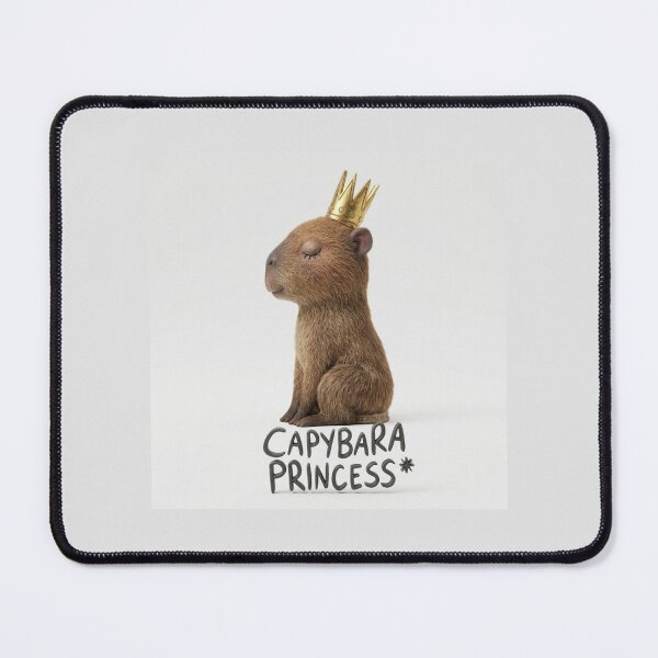 Item preview, Capybara Princess designed and sold by Vintage Designs +.
