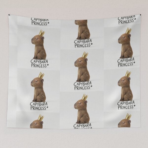 Item preview, Capybara Princess designed and sold by Vintage Designs +.