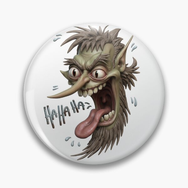 Item preview, Nasty face laughing taunting hahahaha designed and sold by Vintage Designs +.