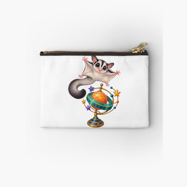 Item preview, Gliding possum with colorful planetary ring top designed and sold by Gloddeck Prints.