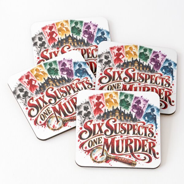 Item preview, Clue - SIX SUSPECTS ONE MURDER designed and sold by Lyric Vault - Rock on.